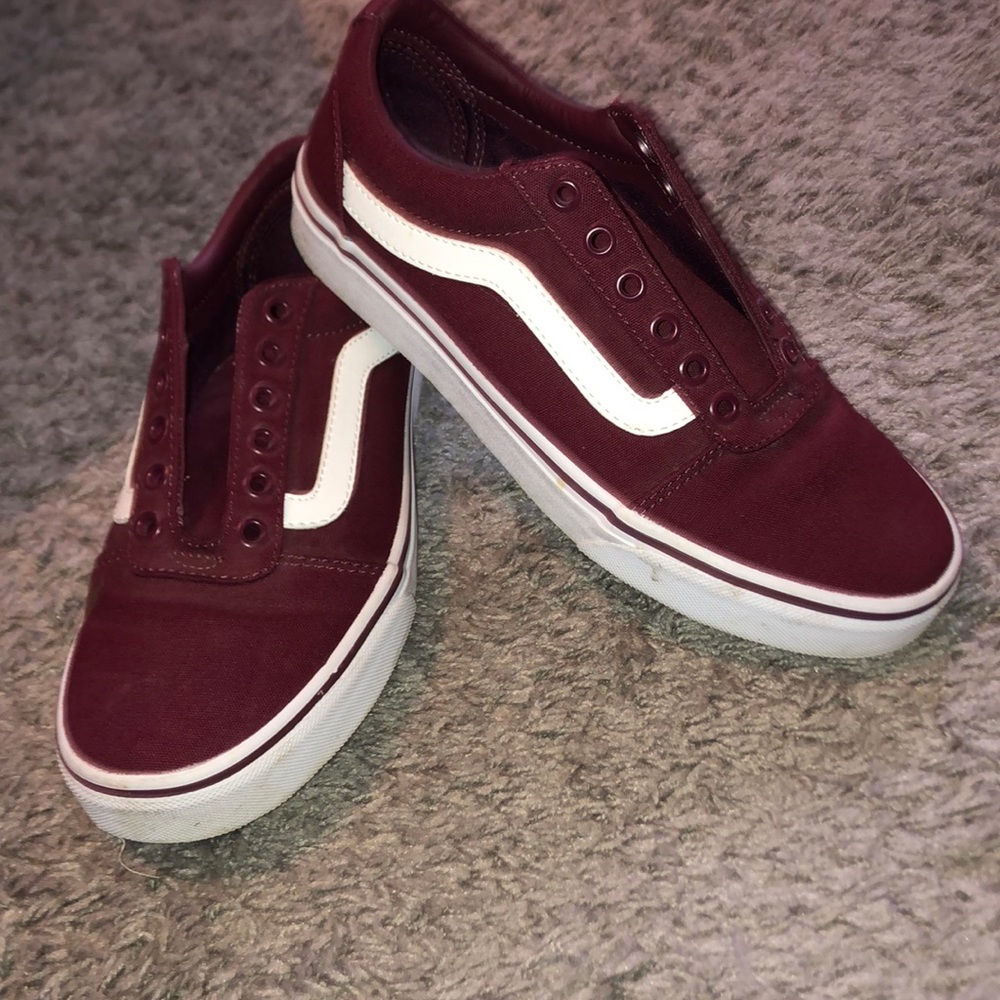 Maroon Vans
